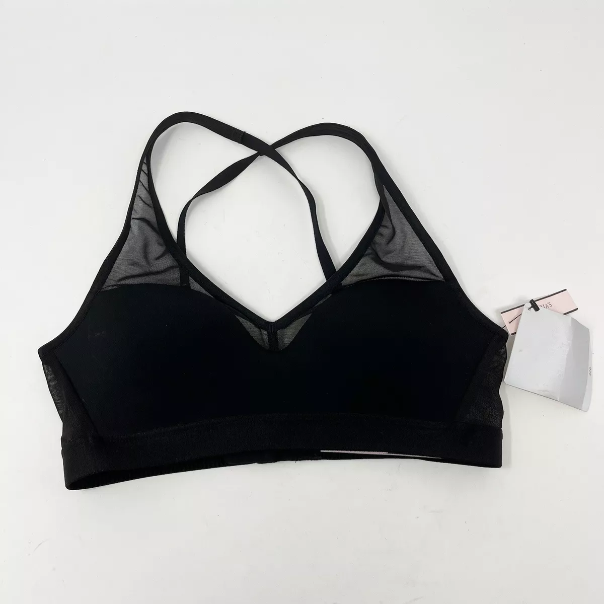 NWT Victoria's Secret Incredible Lightweight Max Sports Bra 32B Black