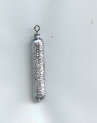 100 of 3/8 oz lead finesse drop shot weights with a ring - by S & J's Tackle Box
