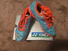 UŻYWANE Damskie Yonex Aerus 2 Power Cushion Buty do badmintona UK 5 Miętowe Koralowe