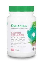 Organika Salmon Collagen Join Pain Hair Nail Strengthen Anti-Aging 90pcs NEW