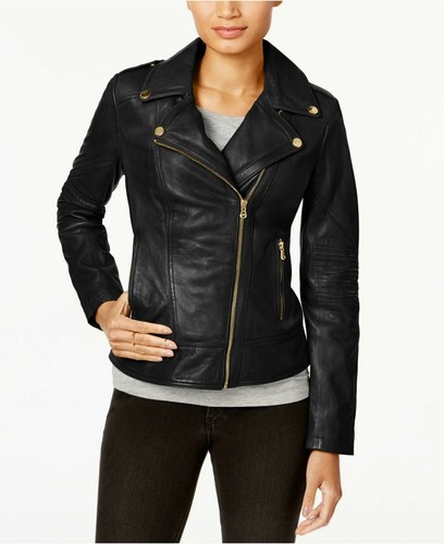 Asymmetrical Leather Jacket 22LM2224 