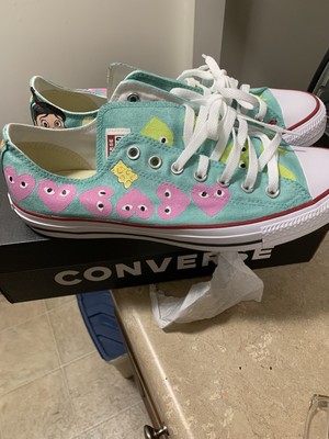 custom low top converse