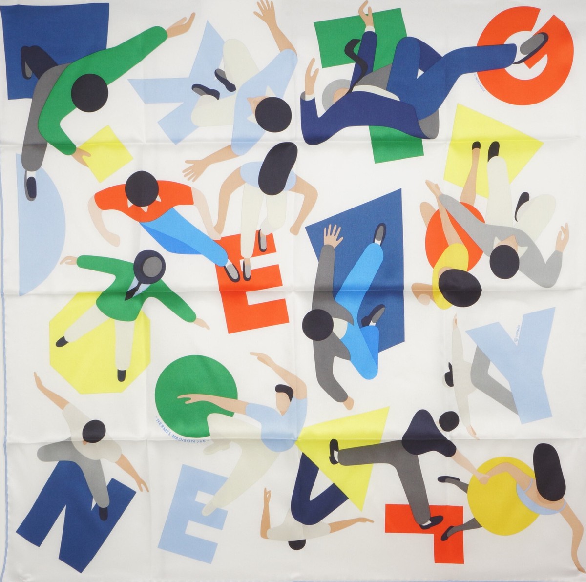 Hermes scarf/foulard/carre - Hommage a Gene Kelly - Madison Avenue