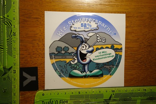 Alter Aufkleber Automobil Motorrad Werkstatt Katalysatoren Steuererstparnis