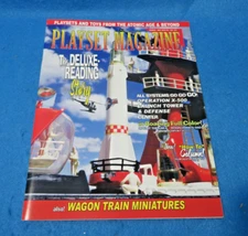 Playset magazine #120 Deluxe Reading rocket base playset + Marx min Wagon Train