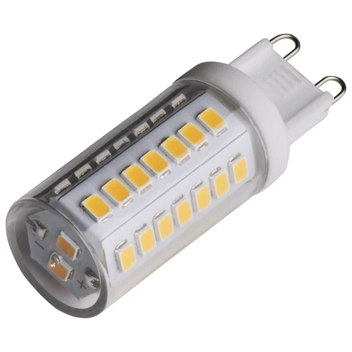 Satco S11238 Dimmable LED 5W =40W 120V Double Loop G9 T4 Clear 2700K Warm White - Picture 3 of 9