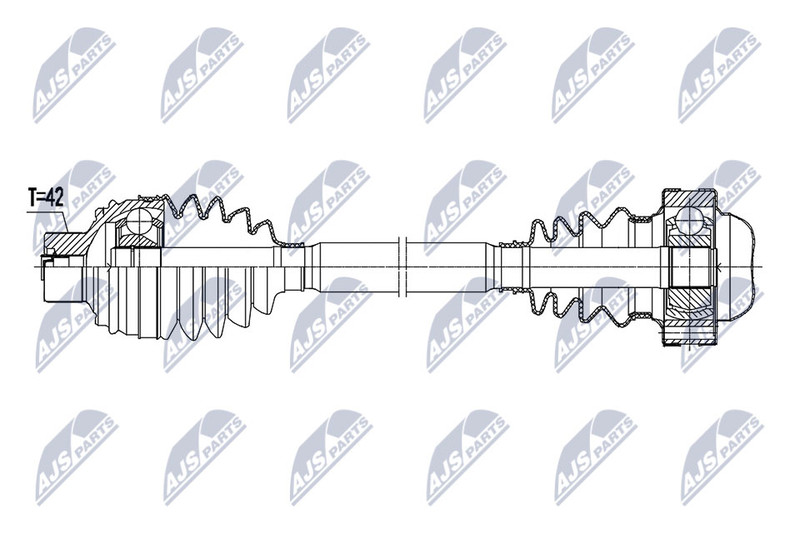 Arbre de transmission Audi A4 Allroad pour routes hivernales