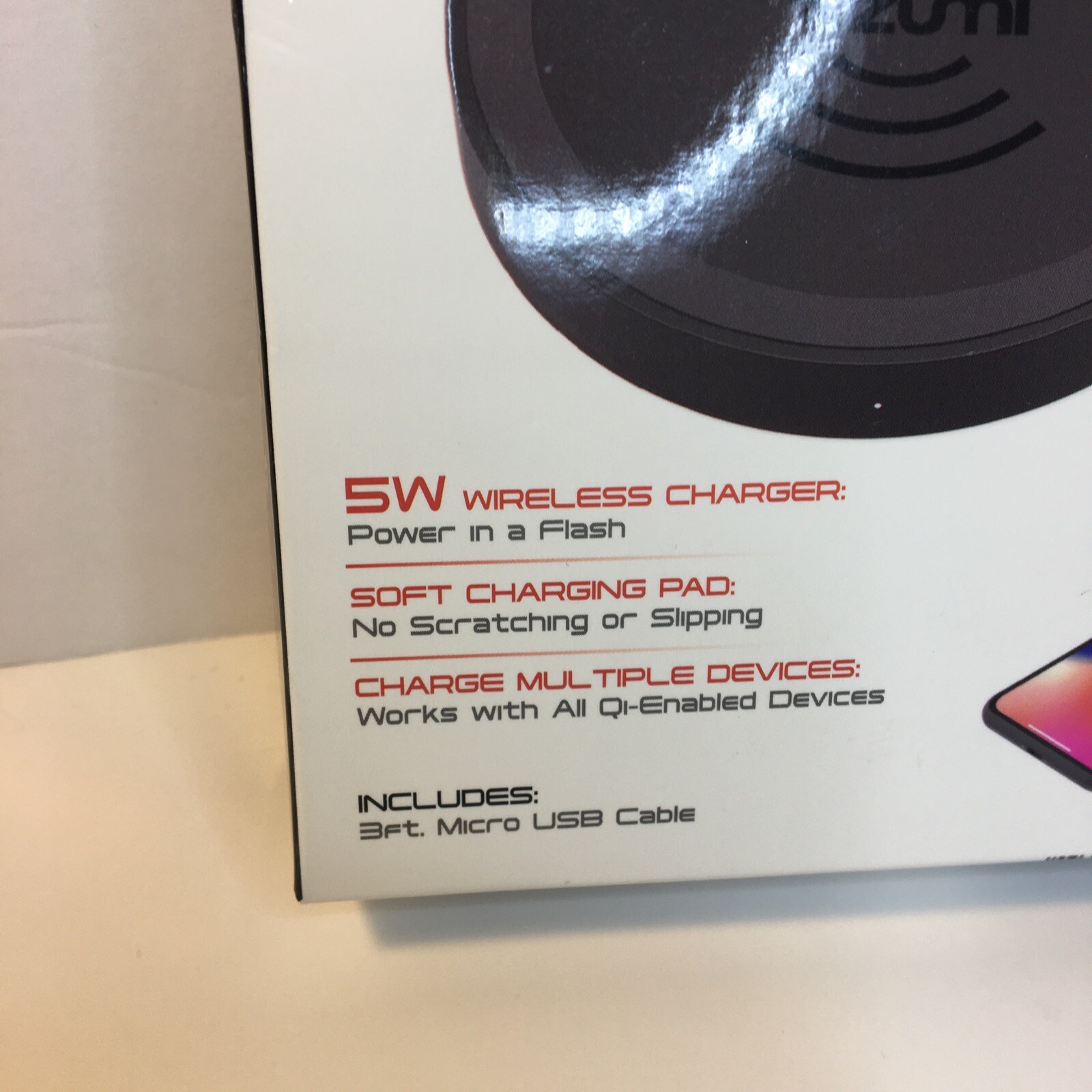 Tzumi Wireless Charging Pad Charger Universal All Qi Devices for sale