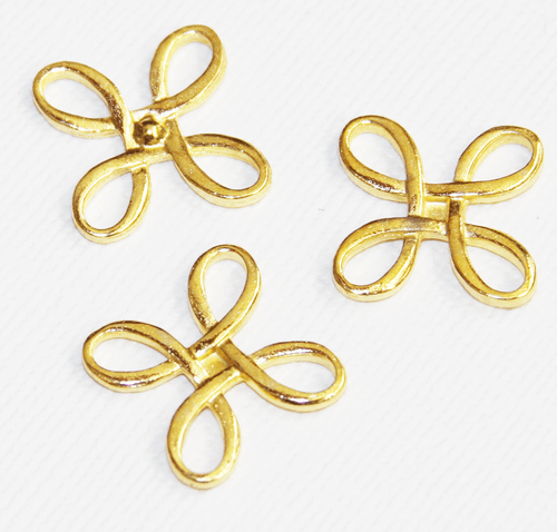 12 pcs of square flower links 23.5mm, zinc alloy connectors availavle 5 colors - Picture 7 of 10