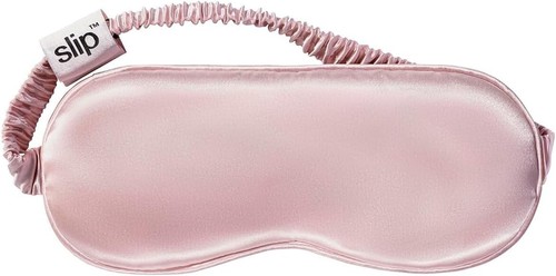 Slip Pure Silk Sleep Mask – Pink – 100% Mulberry, Soft, Light-Blocking, Adjustab - Picture 3 of 5