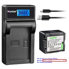 Kastar Battery LCD Charger for HITACHI DZ-BP14S DZ-GX3300 DZ-GX5300 Camera