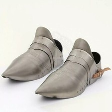Armor Shoes Pair Medieval Knight Steel Armor Sabaton Larp reenactment Halloween
