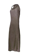 CCcollections Cotton Long MAXI A line Dress Plait Strap