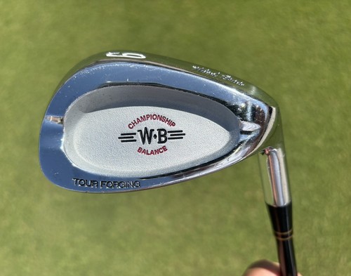 RH WOOD BROS CHAMPIONSHIP BALANCE TOUR FORGING 9 IRON STIFF GRAPHITE - Picture 2 of 7