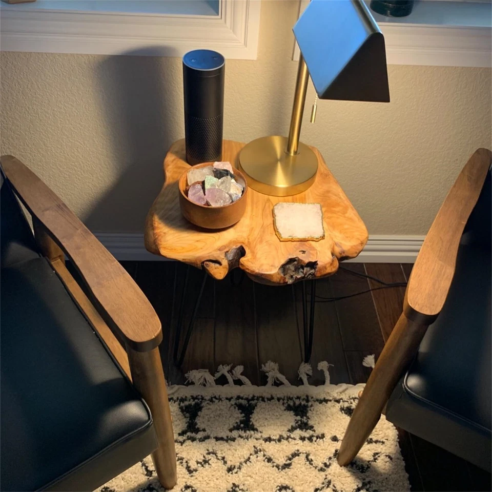 Greenage Cedar Root Table – Natural Edge Stool, Side Table or Nightstand 21" H - Image 3 of 4