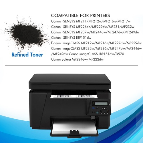 2 Pack CRG137 Toner Compatible For Canon 137 ImageClass MF232w MF244dw MF227dw - Picture 3 of 12