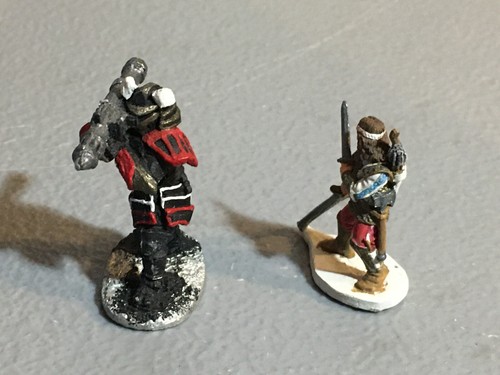 A10263 MINIATURAS DE METAL FANTASY WARRIOR + SAMURAI DE CIENCIA FICCIÓN CON LANZACOHETES - Imagen 4 de 9