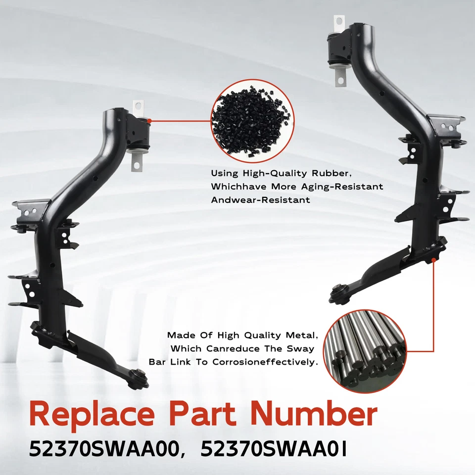 2x Brazo de control de suspensión trasera con buje para Honda CR-V 2007-2011 Foto 3 de 4