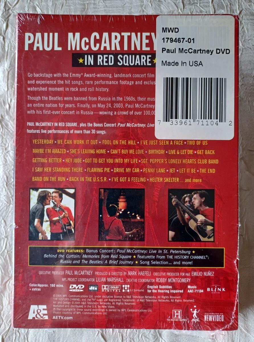 Paul McCartney in Red Square (2003) A Concert Film A&E