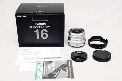 Fujifilm Fujinon XF16mm F2.8 R WR Silver Lens '' wie neu ''