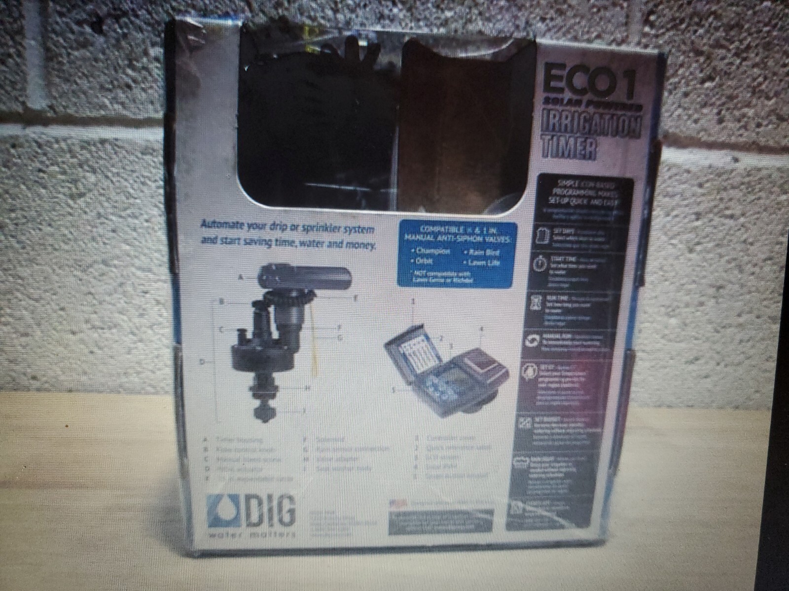 DIG EVO100 Solar Powered Hose Timer for sale online | eBay
