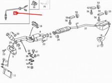 Sonde lambda Mercedes 208