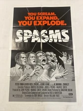 1983 SPASMS ORIGINAL 27x41 THEATRICAL ONE SHEET MOVIE POSTER HORROR FONDA REED