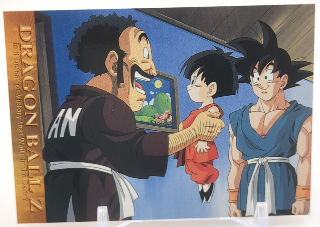 Tarjeta Mr. Satan Pan Son Goku #ST N-268 Dragon Ball Z Amada 2003 TCG japonesa