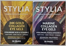 60 Pairs 24K Gold / Marine Collagen Under Eye Gels Pads Puffiness & Dark Circles
