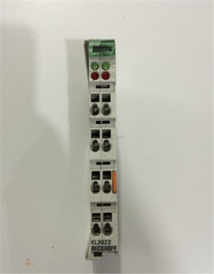 Beckhoff KL3022, Busklemme, 2 Kanal Analog Eingang, Strom, 4…20 mA, 12 Beckhoff KL3022, Busklemme, 2 Kanal Analog Eingang, Strom, 4…20 mA, 12