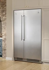 Hestan KRCR24 KFCL18 42" Column Refrigerator and Freezer Set Stainless Steel