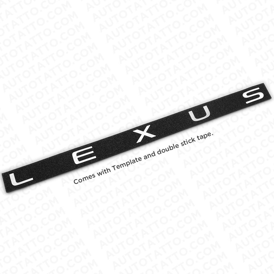 2022+ Lexus Trunk Lid Letter Logo Badge 3D Emblem F-Sport Car Decorate ...