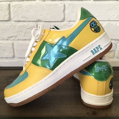 Glitter BAPE STA sneakers a bathing ape shoes NIGO US 9.5 | eBay