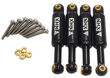 NHX RC Aluminum Shocks with Built-in Shock Spring Set (4pcs) Black : SCX24