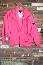 Vintage Kaelin Hot Pink Ski Winter Jacket Size 10 Very Warm