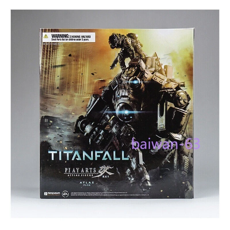 Juego de caja de estatua figura de acción variable robot armadura Titanfall Play Arts Kai Atlas Foto 2 de 4