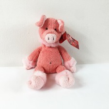 A119 Russ Shammies Pink Pig Plush 10" Stuffed Toy Lovey