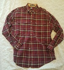 Tommy Hilfiger L plaid shirt long sleeve button down 100 cotton vtg comfy