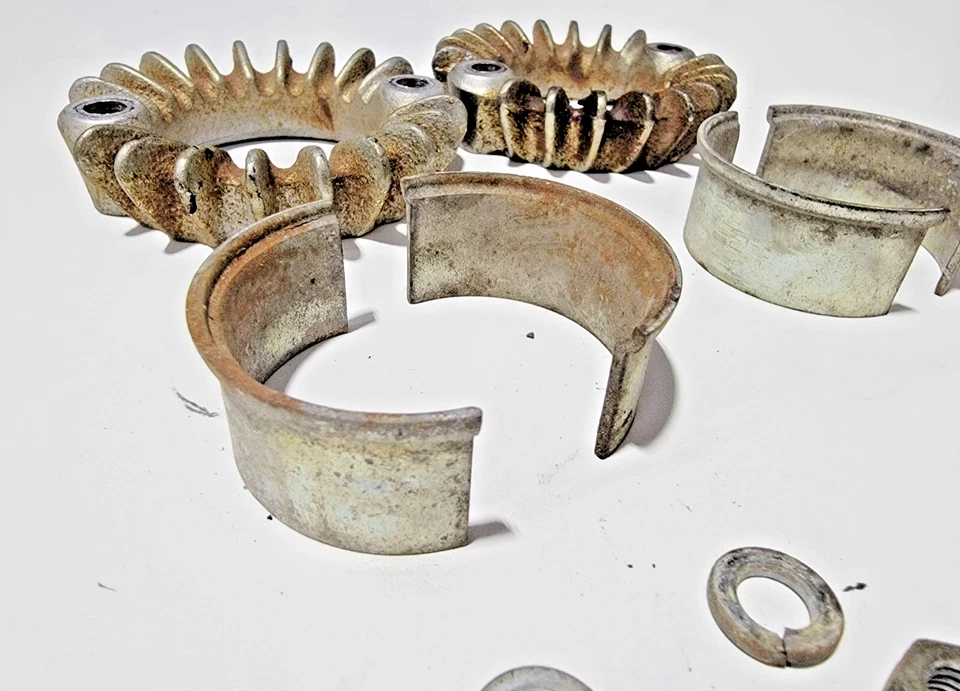 Collares de retención de cabezal de escape 1969-1974 CB450 CB 450 CL450 1975-1976 C500T Foto 4 de 4