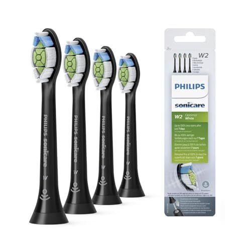 Philips Sonicare Original W2 Optimal White Standard Sonic Toothbrush Heads 4 Set