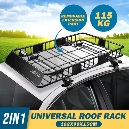 Universal Steel Roof Rack Cargo Storage 