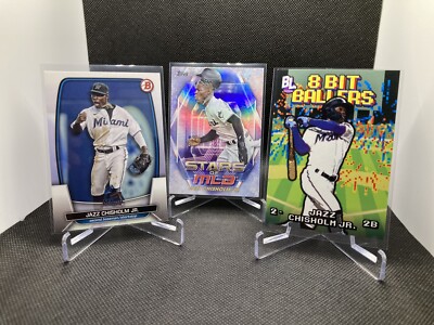 2023 Big League 8-Bit Ballers Jazz Chisholm 8B-12 MT + Stars of MLB +  23 Bowman