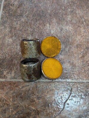 1974 Yamaha Dt100 Dt 100 Reflectors Fork Covers