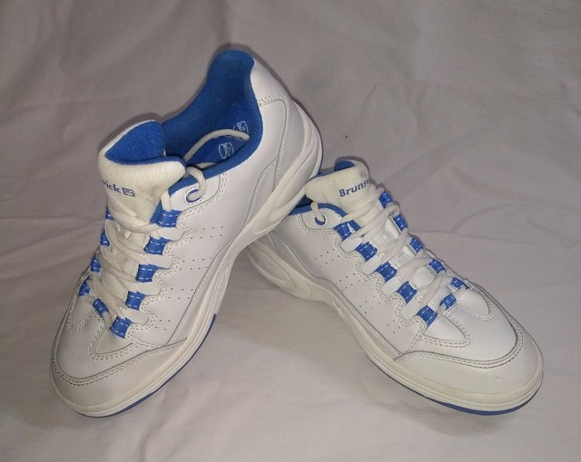 Brunswick Galaxy K5179 Women's White leather Bowling Shoes Size 8M eBay