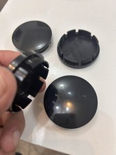 4 BOUCHONS DE PROTECTION NOIRS 56 MM POUR JANTES EN ALLIAGE VOITURE CLOUS EN ...