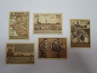 Germany 1922 5/10/25/50/75 Pfennig Set, Leobschütz Notgeld — photo 1