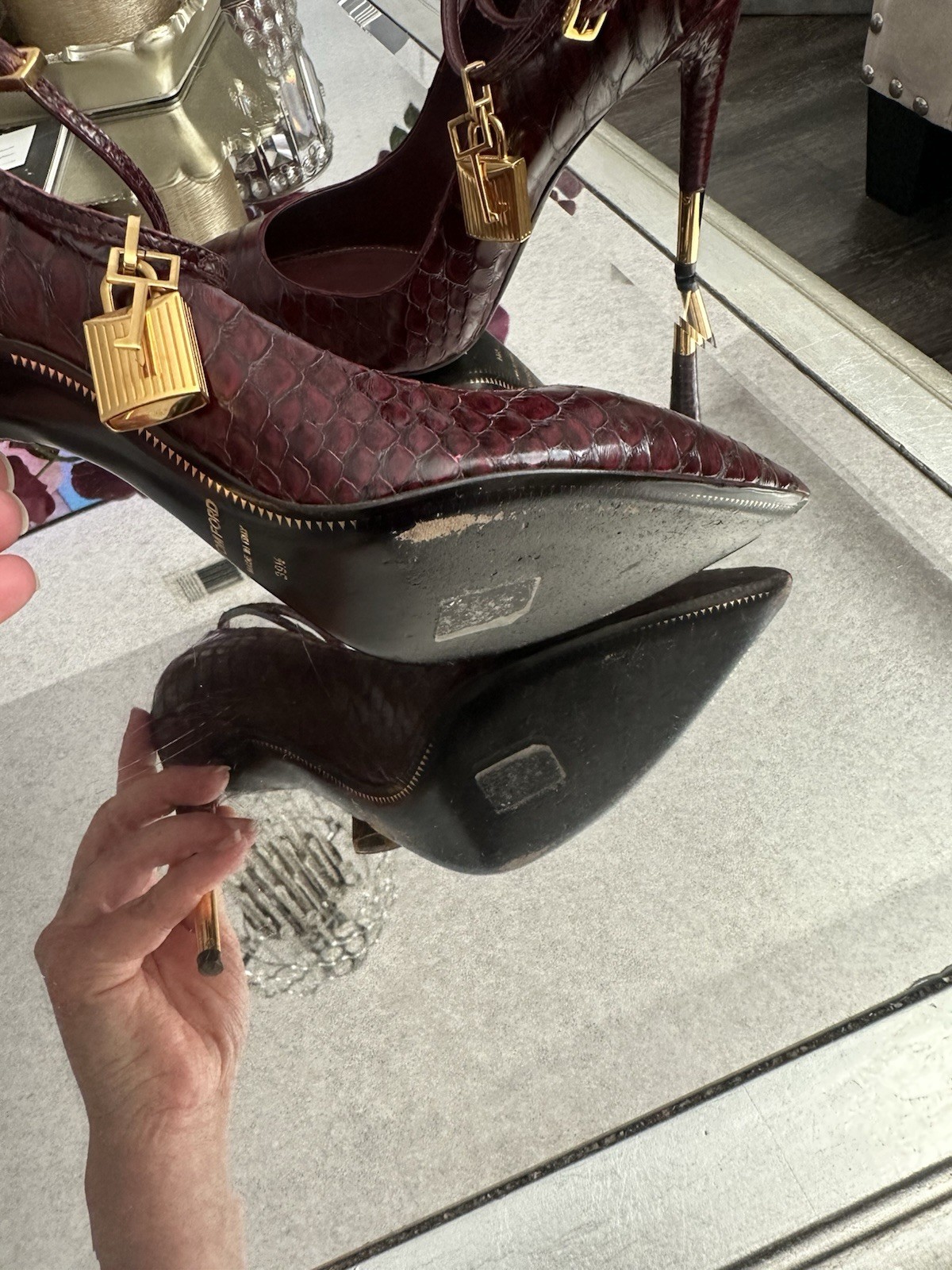 Tom Ford Python Pumps Size 39.5 - image 7