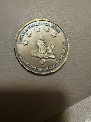 52nd CONTROLLER SQUADRON/SEEK ATTACK DESTROY. CHALLENGE COIN TOKEN