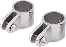 NRC&XRC 316SS Bimini Top Jaw Slide, 2 PCS Marine Grade Boat Hardware Silver 