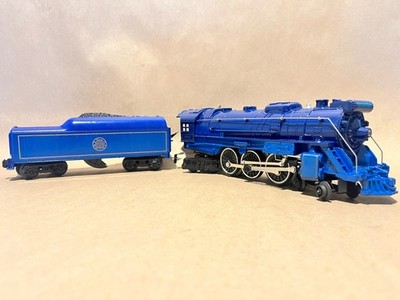 LIONEL MPC-ERA BLUE COMET SET - ENGINE/TENDER & 5 CARS - EXCELLENT